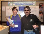 Joanna Garaventa, Concord CA, and Glenn Greenwald, Manager, Guadalupe-Nipomo Dunes National Wildlife Refuge.<br><br>CA California Native Plant Society Triennial Meeting, San Jose CA, January 2015.